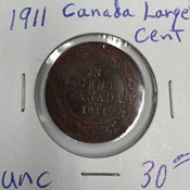 1911 Canada large cent